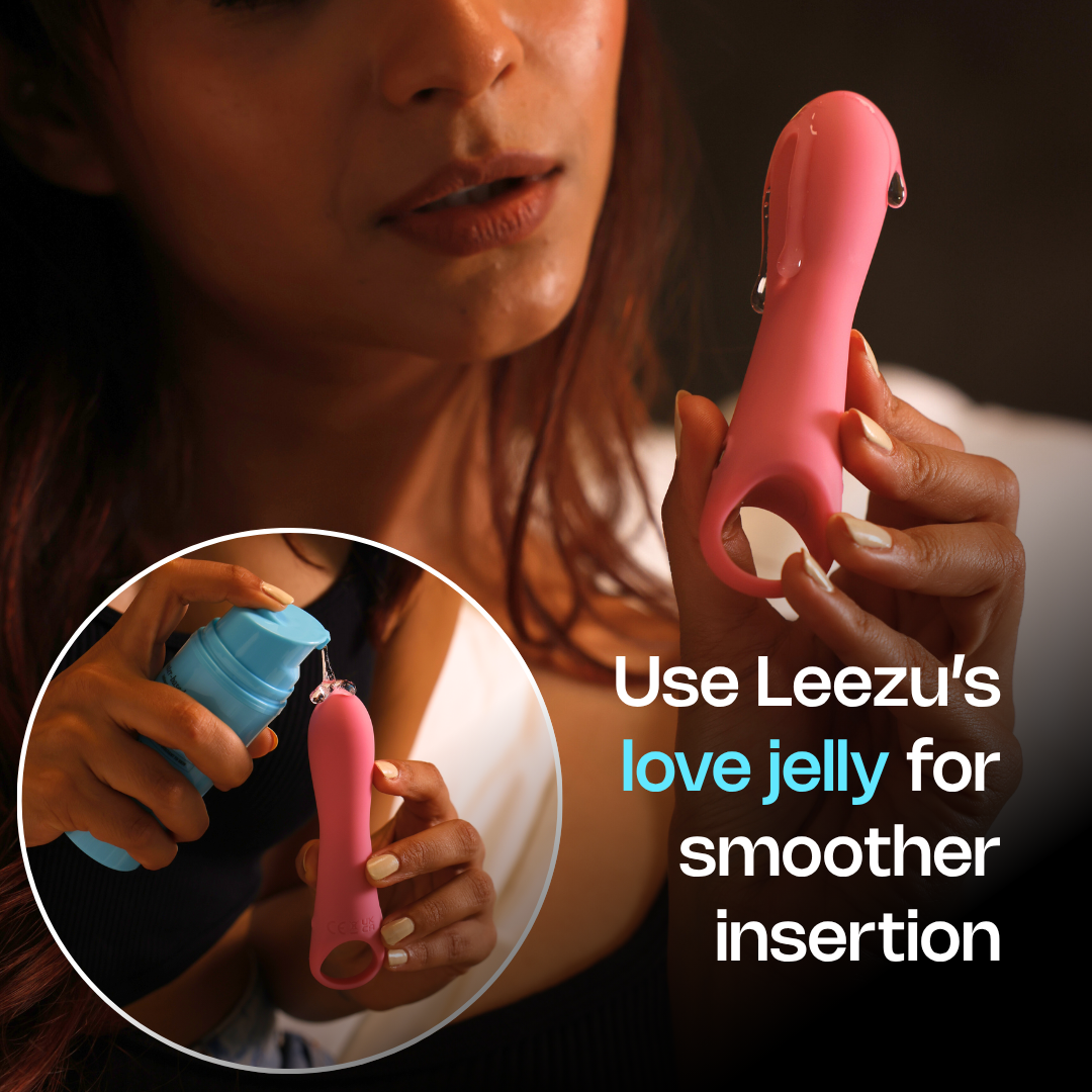 Use lLezu's love jelly for smoother insertion